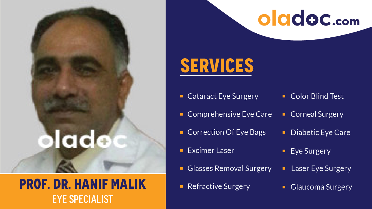 Services provided by Prof. Dr.Hanif Malik
